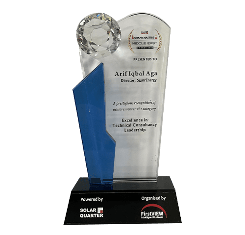 Solar Quarter Grandmasters Middle East Awards 2022 - Excellence in Technical Consultancy Leadership